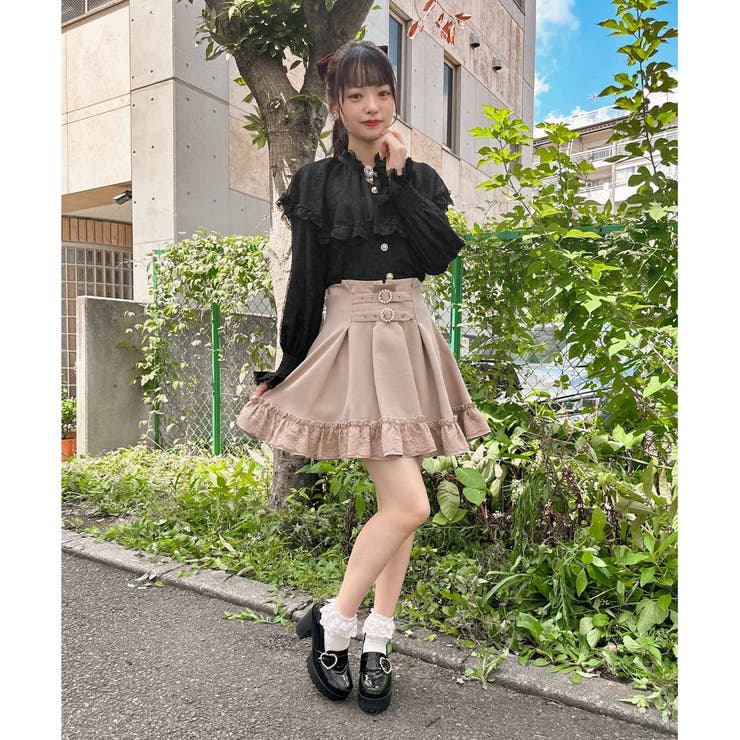 ロジータ ROJITA レースケープブラウス （ホワイト