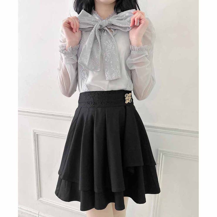 レースリボンシアーTOPS[品番：RJTW0002058]｜ROJITA（ロジータ