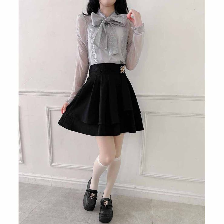 レースリボンシアーTOPS[品番：RJTW0002058]｜ROJITA（ロジータ