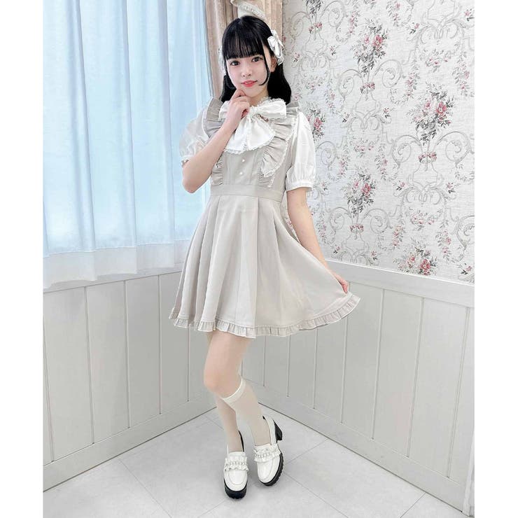 Sister Jane★ SKYLARK ボウタイ リボン ワンピース POPPY x sister janeFlying Bows Mini tiered Dress
