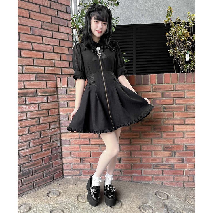 フロントジップワンピース[品番：RJTW0002138]｜ROJITA