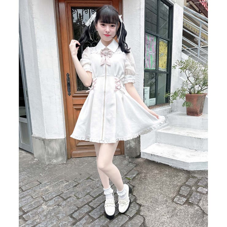 フロントジップワンピース[品番：RJTW0002138]｜ROJITA