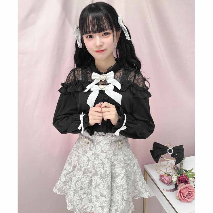 全新品 ROJITA 飾りベルトスカパン スカート ピンク ROJITA（ロジータ）の「飾りベルトスカパン（スカート）」 - WEAR