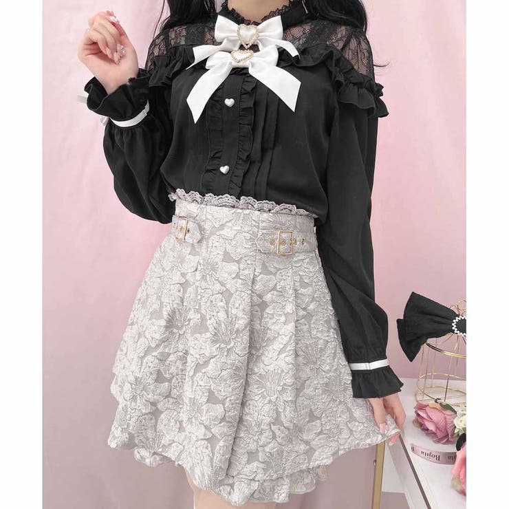 【即購入可⭕️】ROJITA ウエストラッフルスカパン ブラック フリーサイズ 即購入可⭕️】ROJITA ウエストラッフルスカパン ブラック