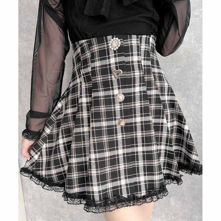 タグ付き新品✩︎⡱23区❤︎ランダムプリーツスカート ¥20,900 税込 forksy.】ベルト付き ランダムプリーツ チェックロングスカート