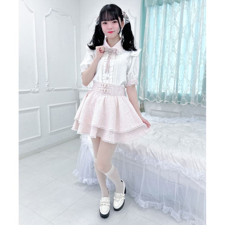 ROJITA ツイードカラーブラウス ツイードスカパン ツイードカラーブラウス[品番：RJTW0002107]｜ROJITA（ロジータ