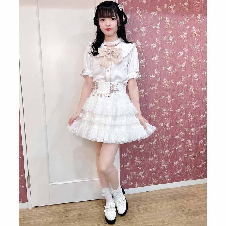 地雷 ロジータ ブラウス フリル リボン ブローチ スカパン セットアップ ❤︎ 000000003288-20-l.jpg?t=