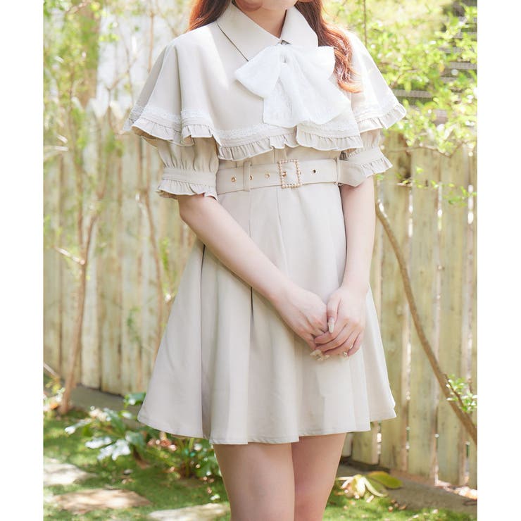セパレートケープワンピース[品番：RJTW0002090]｜ROJITA