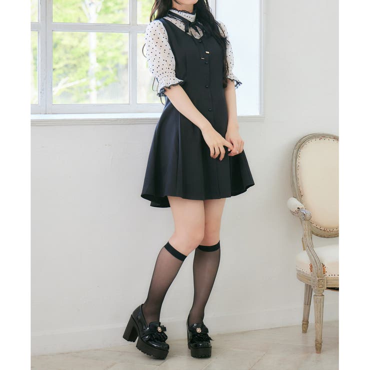 ハートドットレイヤードワンピース[品番：RJTW0002115]｜ROJITA （ロジータ）のレディースファッション通販｜SHOPLIST（ショップリスト）