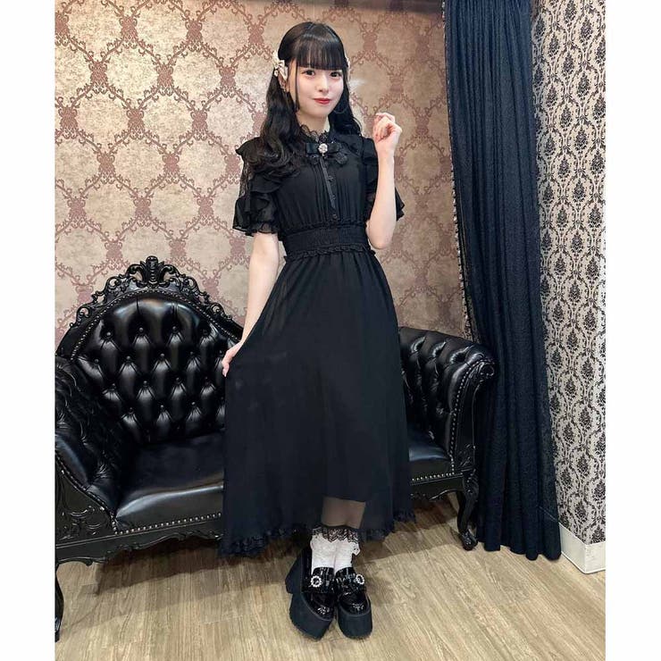 ROJITA（ロジータ）ワンピース ロジータ ROJITA ハートドットレースアップワンピース
