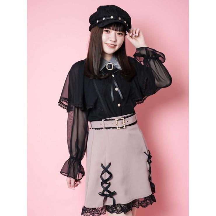 Amazon.co.jp: ROJITA ロジータ ビジュベルト付きレース