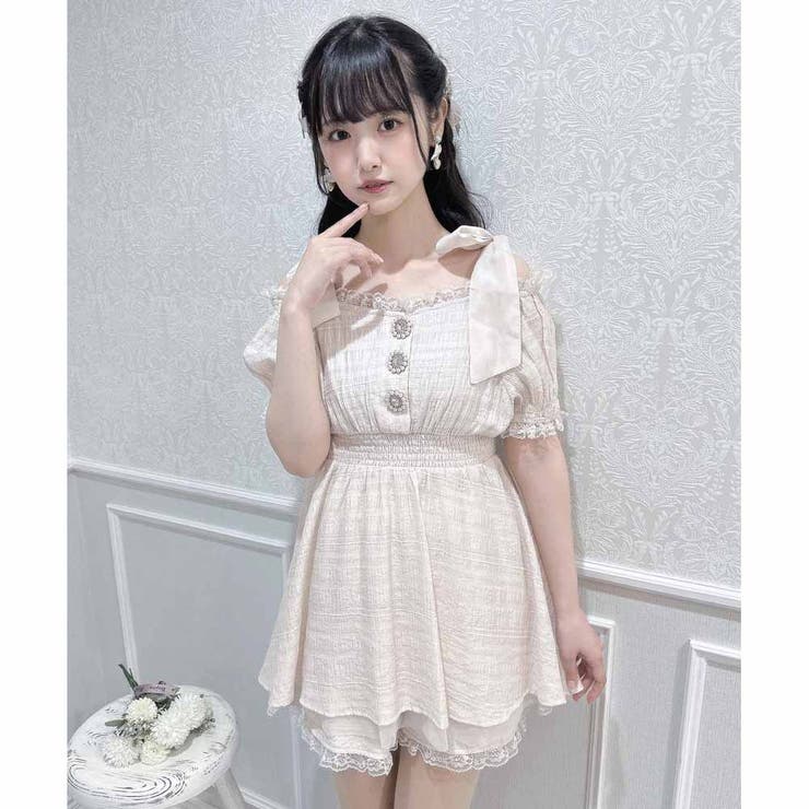クラロリ 姫袖 シアー オフショル Ozz angelo スカート セット SEASONZ オフショルダー フレアスリーブ トップス 長袖 姫袖