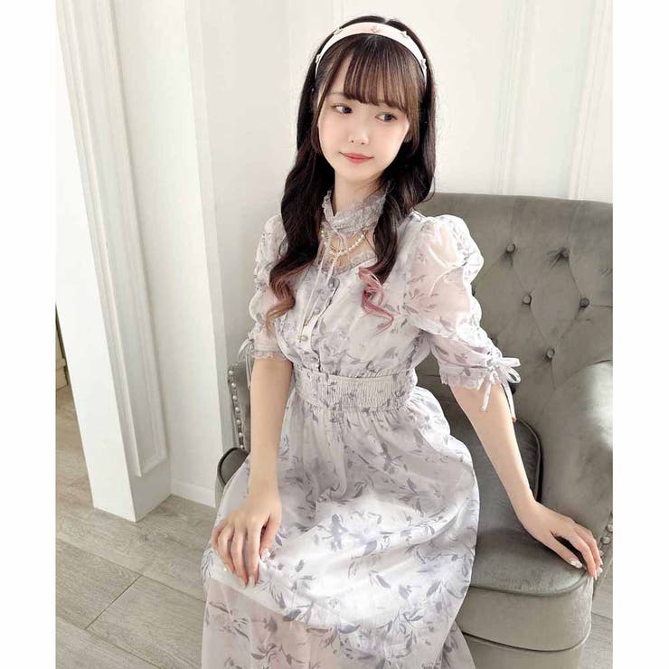 パールビジューネックレスロングワンピース | Rlab store