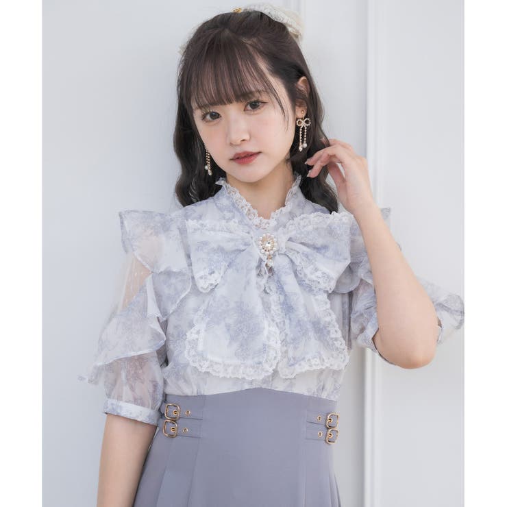 花柄ドッキングロングワンピース[品番：RJTW0002427]｜ROJITA