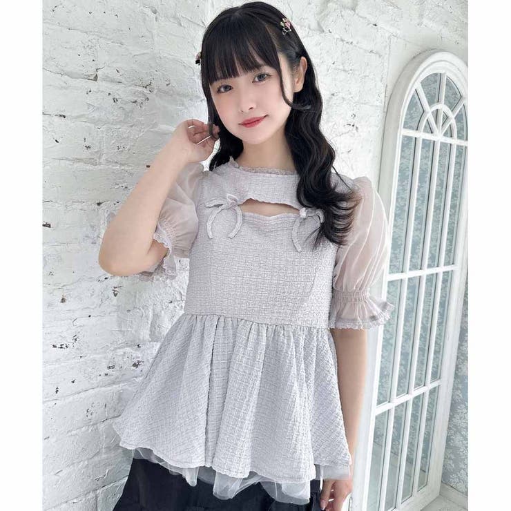 23区 小さいサイズ 高橋リタ　R rita フリルヘム　トップス　32 23区 小さいサイズ 高橋リタ R rita フリルヘム トップス 32 23