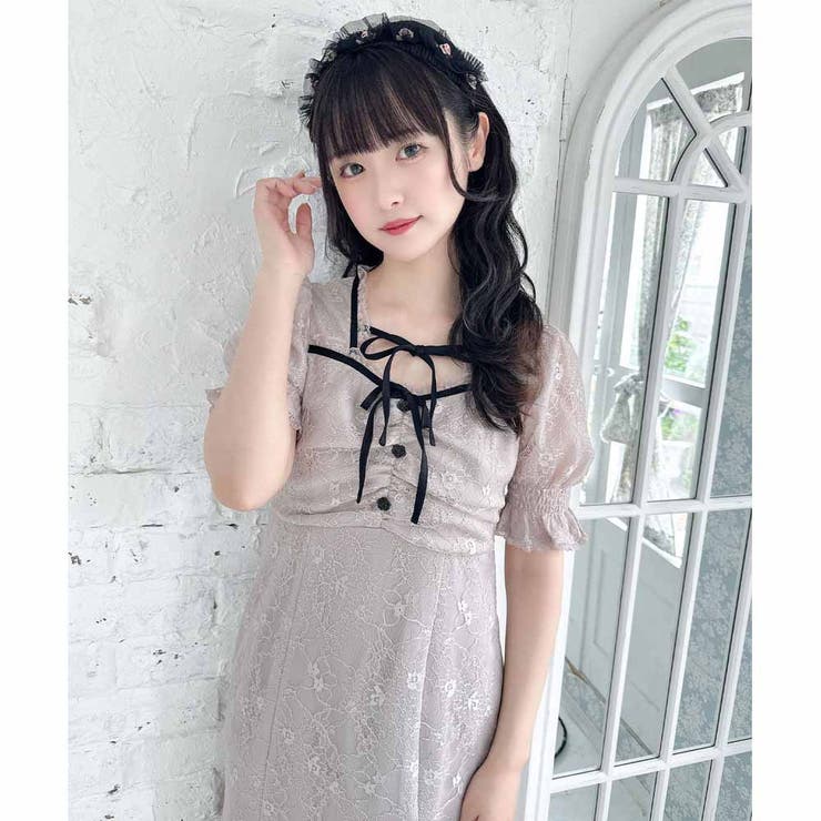 レースマメイドワンピース[品番：RJTW0002453]｜ROJITA