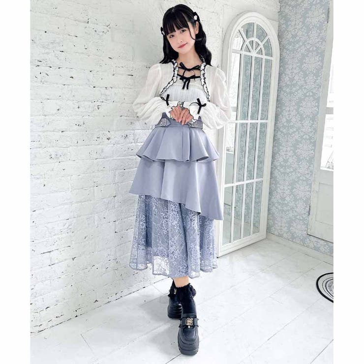 お値下げ❌タグ付UNITED ARROWSオーガンジー ティアードロングスカート お値下げ❌タグ付UNITED ARROWSオーガンジー ティアードロング