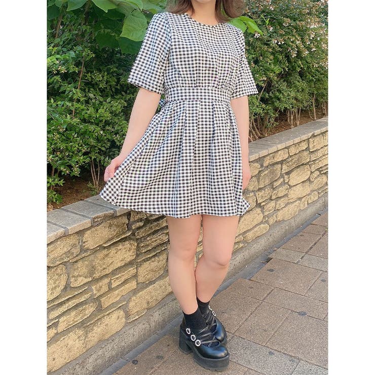 Rmine バックスリットギンガムチェックワンピース 品番 Rjtw Rojita ロジータ のレディースファッション通販 Shoplist ショップリスト