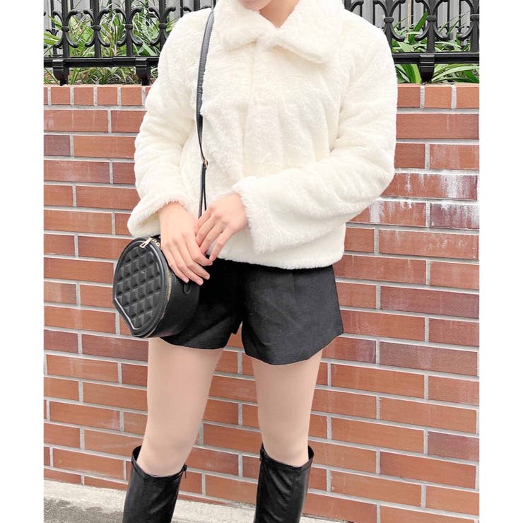 リエンダ　フェイクファーJK 新品 fake fur switching SET UP – BUNNY APARTMENT