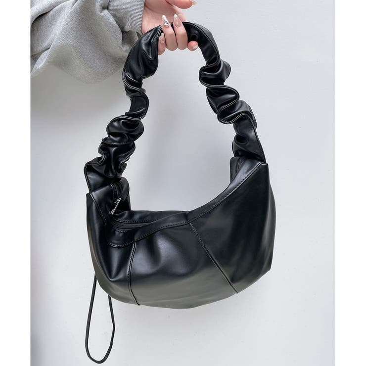 Rmine】ギャザーハンドルショルダーBAG[品番：RJTW0001582]｜ROJITA