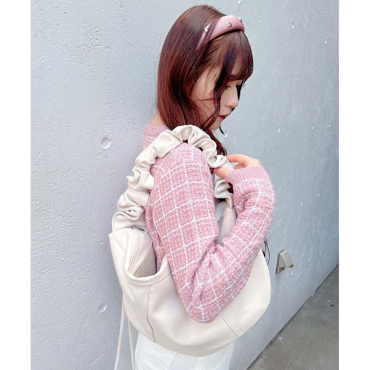 Rmine】ギャザーハンドルショルダーBAG[品番：RJTW0001582]｜ROJITA