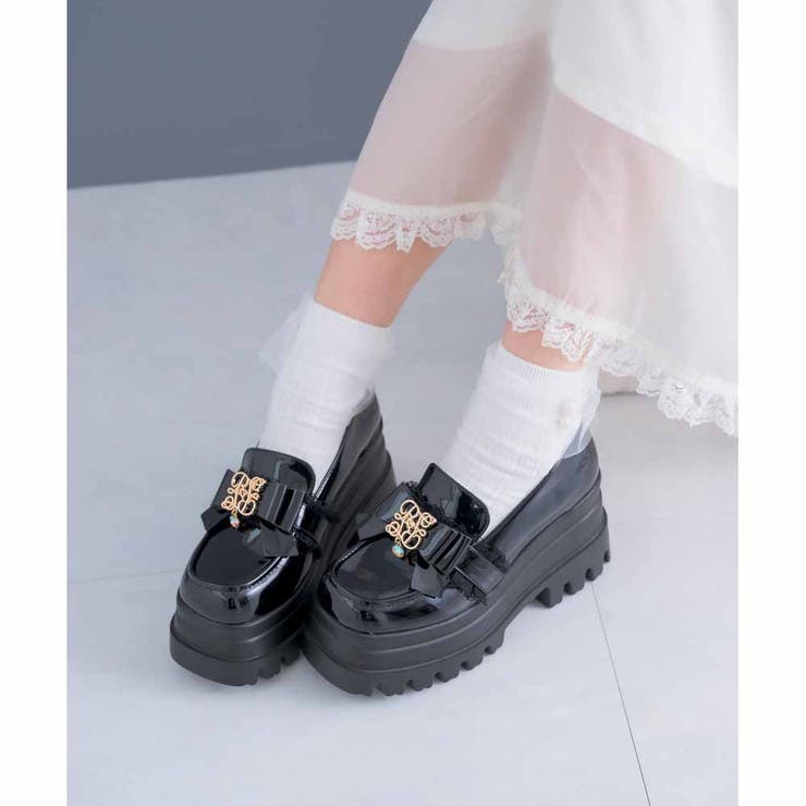 bibiy MILA 厚底 ローファー リボン XS Bibiy MILA ローファー XS