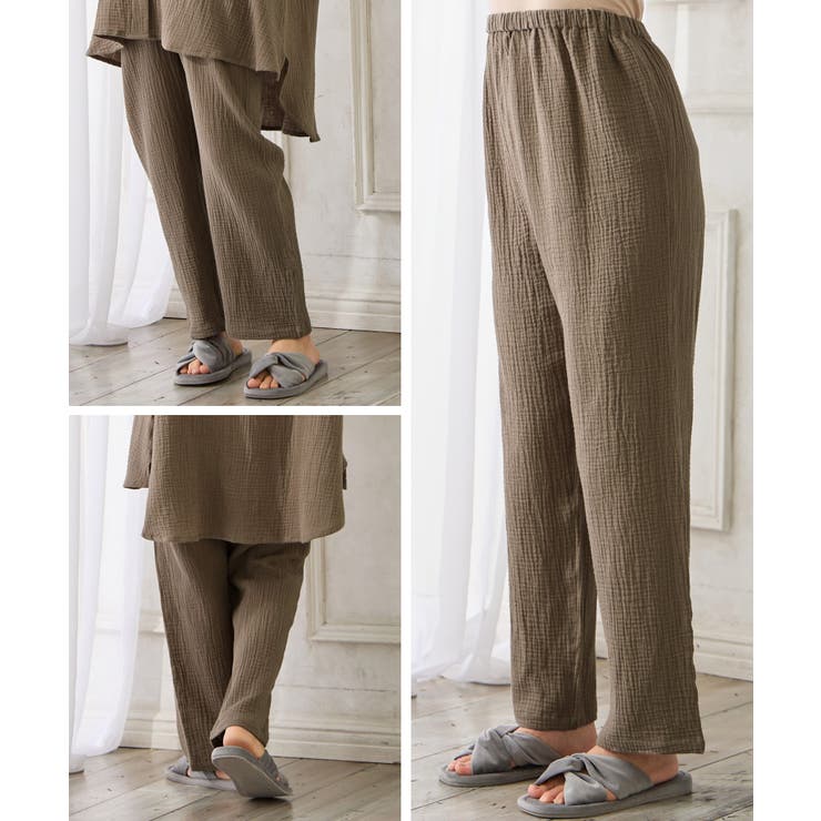 マタニティパジャマ ダブルガーゼ パンツ付き | マタニティウェア・ランジェリーのRosemadame  | 詳細画像14 