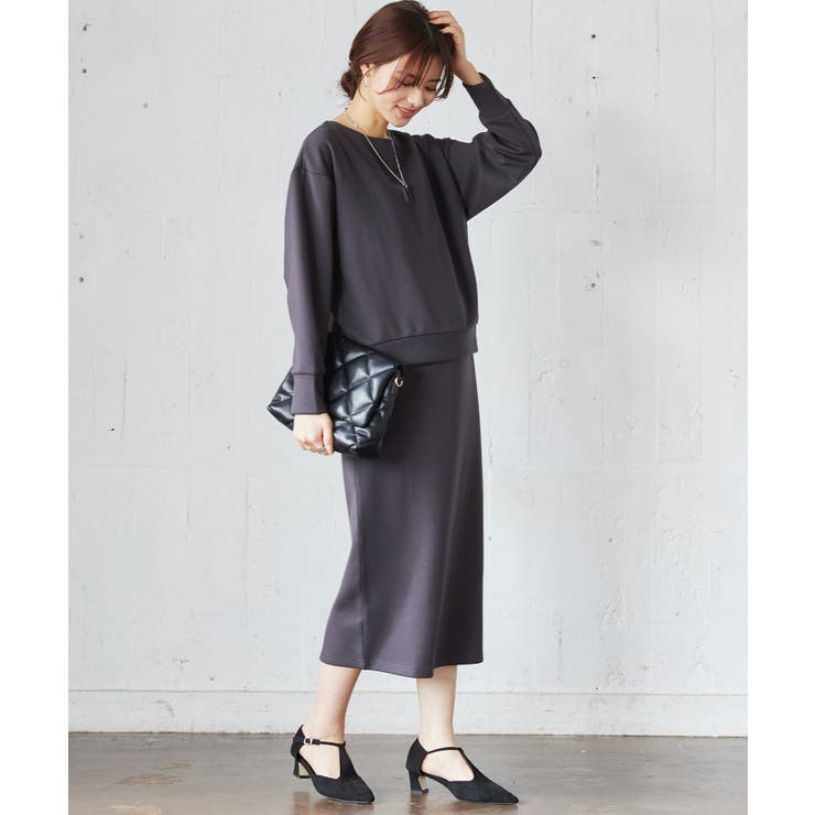 ダンボールセットアップ風ワンピース 授乳口付きワンピース マタニティワンピース | マタニティウェア・ランジェリーのRosemadame  | 詳細画像12 