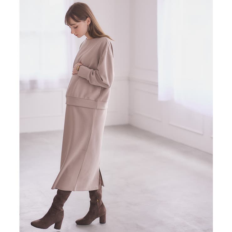 ダンボールセットアップ風ワンピース 授乳口付きワンピース マタニティワンピース | マタニティウェア・ランジェリーのRosemadame  | 詳細画像14 