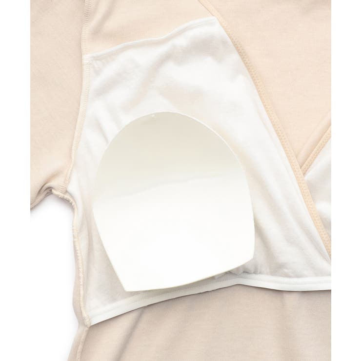 裏起毛マタニティインナー カシュクール授乳インナー 長袖 | マタニティウェア・ランジェリーのRosemadame  | 詳細画像14 