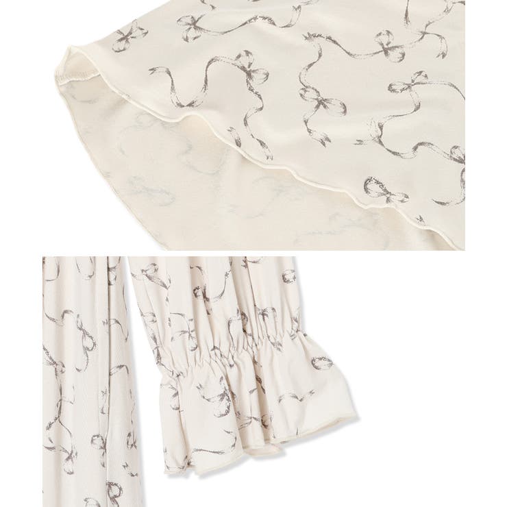 レーヨンベア天竺 リボン柄 無地 | マタニティウェア・ランジェリーのRosemadame  | 詳細画像17 