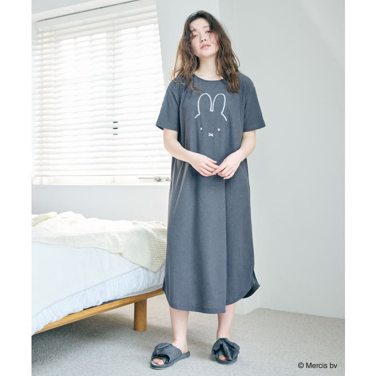 【ミッフィー miffy】パイルリブワンピース ルームウエア | 推部屋plus | 詳細画像13 