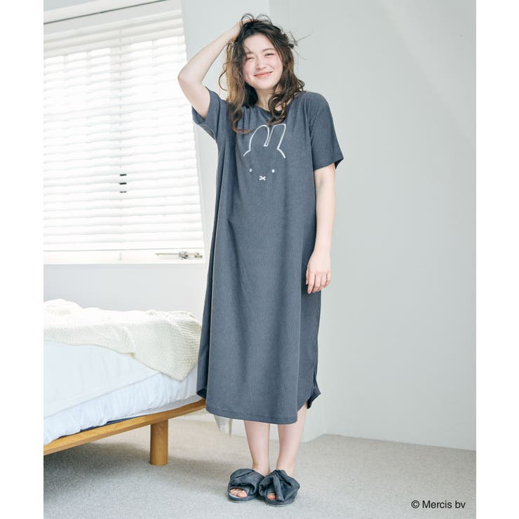 【ミッフィー miffy】パイルリブワンピース ルームウエア | 推部屋plus | 詳細画像14 