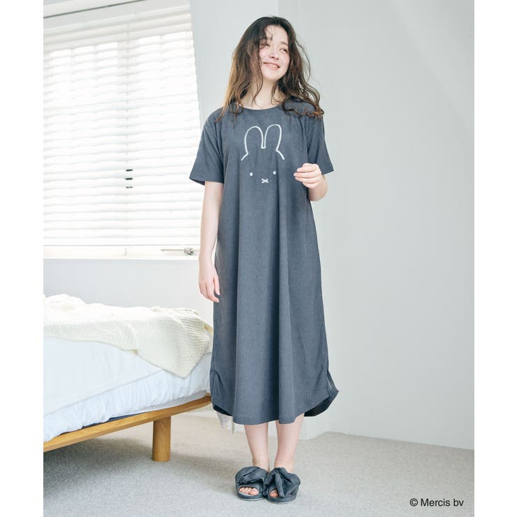 【ミッフィー miffy】パイルリブワンピース ルームウエア | 推部屋plus | 詳細画像15 