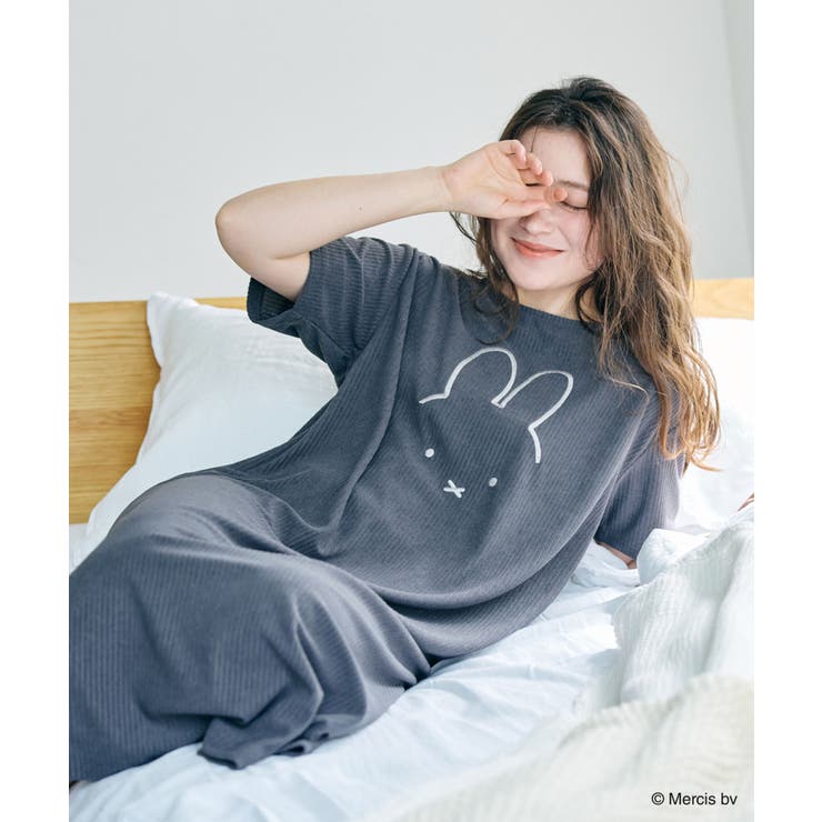 【ミッフィー miffy】パイルリブワンピース ルームウエア | 推部屋plus | 詳細画像3 