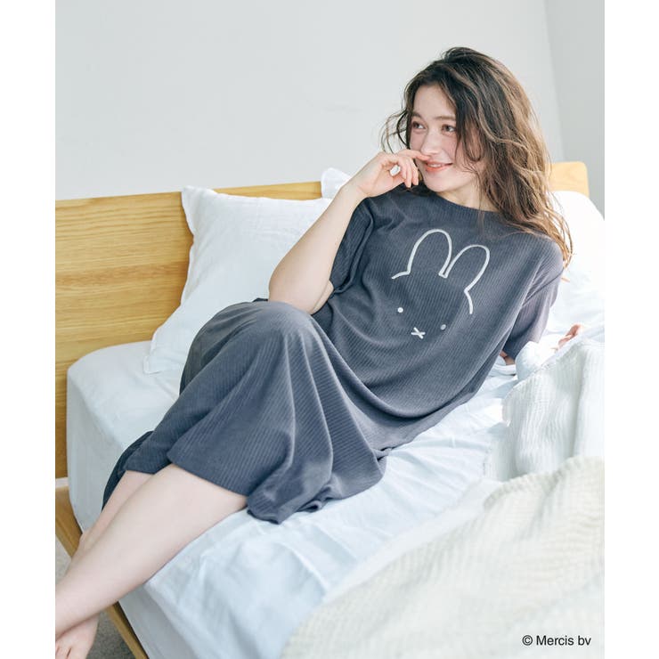 【ミッフィー miffy】パイルリブワンピース ルームウエア | 推部屋plus | 詳細画像5 