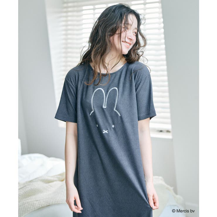 【ミッフィー miffy】パイルリブワンピース ルームウエア | 推部屋plus | 詳細画像6 