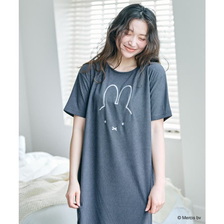 【ミッフィー miffy】パイルリブワンピース ルームウエア | 推部屋plus | 詳細画像7 