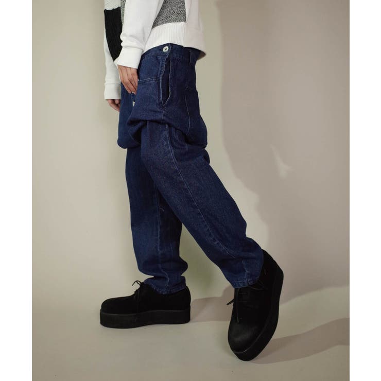 2018 SPRING DENIM W WAIST PANT[品番：RVSM0000940]｜rovtski（ロフト