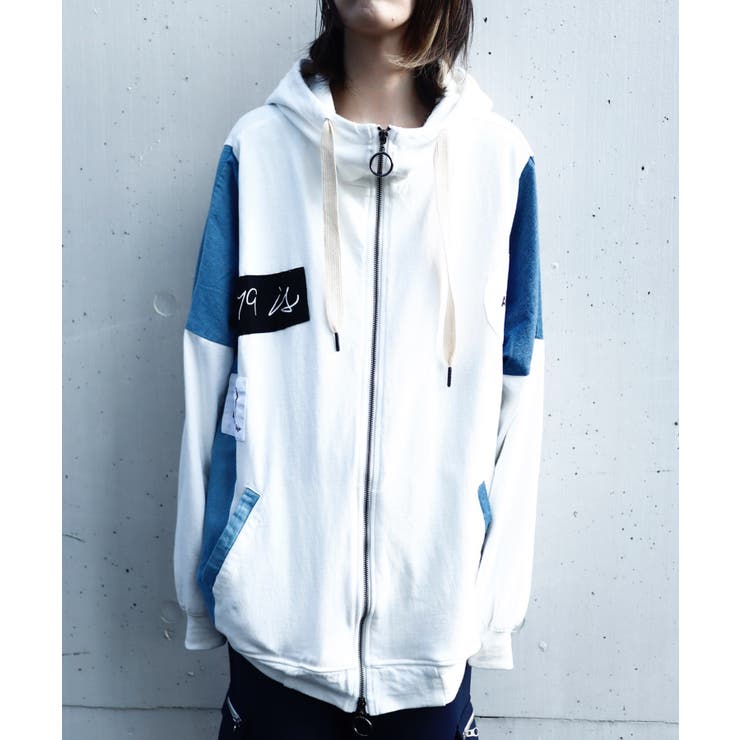 AFYFDENIM MIX PARKA[品番：RVSM0002502]｜rovtski（ロフトスキー ）の