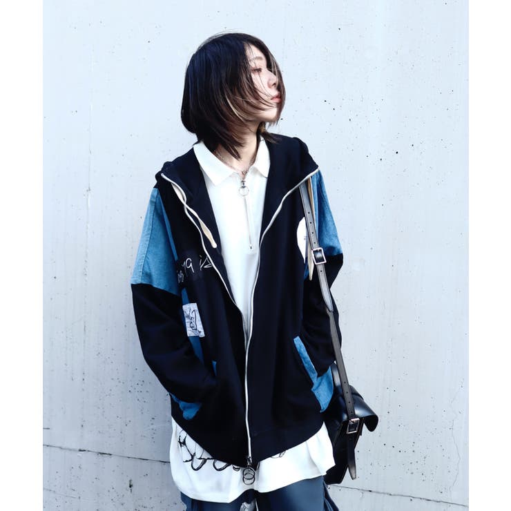 AFYFDENIM MIX PARKA[品番：RVSM0002502]｜rovtski（ロフトスキー ）の