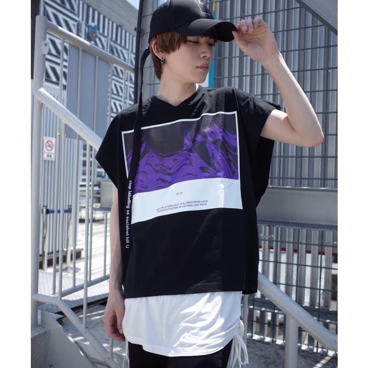 ビッグシルエット パブロノースリーブbig Tee 品番 Rvsm Rovtski ロフトスキー のメンズファッション 通販 Shoplist ショップリスト