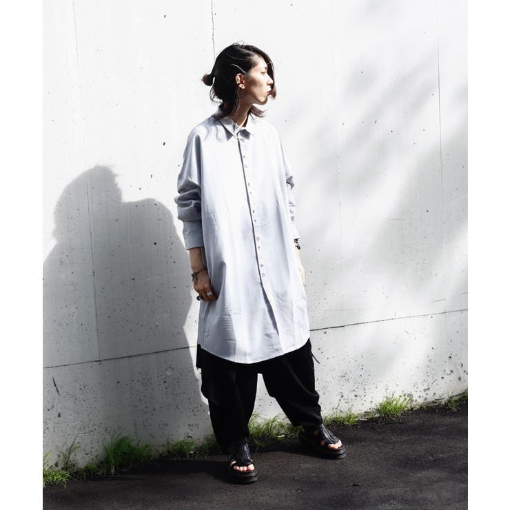 AFYF EMB LONG SHIRT/オーバーサイズ 刺繍ロングシャツ[品番：RVSM0002488]｜rovtski（ロフトスキー  ）のメンズファッション通販｜SHOPLIST（ショップリスト）