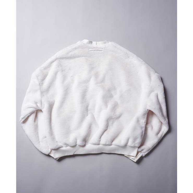 FUR OFFWHT】AFYFCHAT CARDIGAN SWEAT[品番：RVSM0002553]｜rovtski