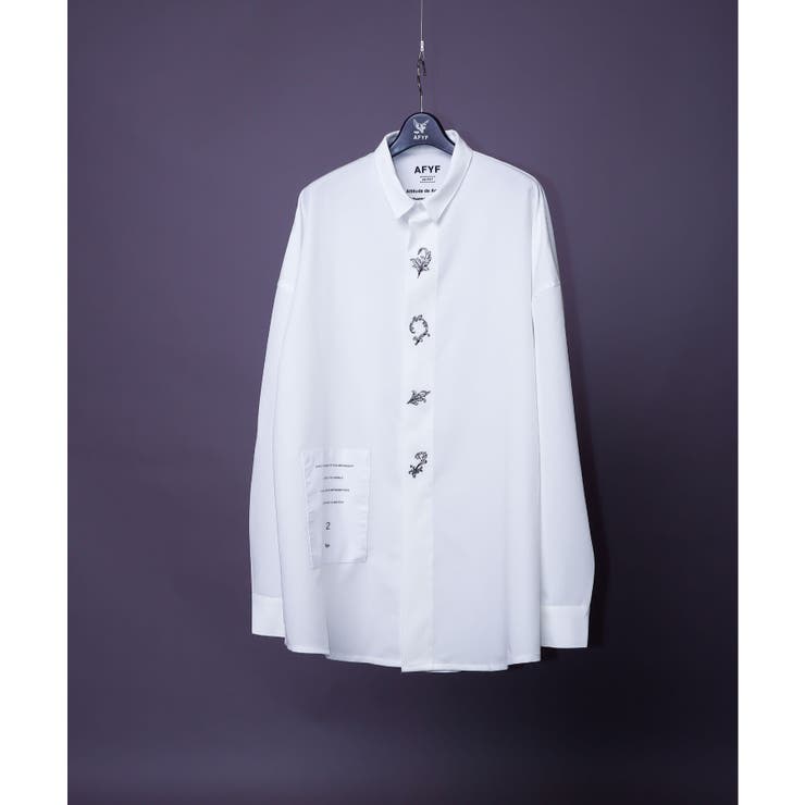 WHITE】AFYFREG SHIRT EMB[品番：RVSM0002611]｜rovtski（ロフトスキー