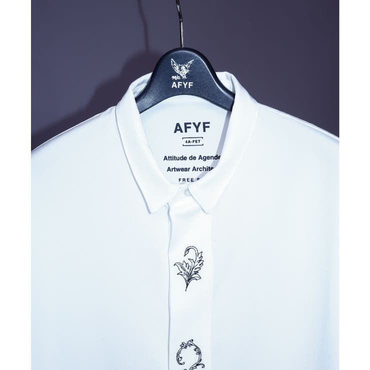 WHITE】AFYFREG SHIRT EMB[品番：RVSM0002611]｜rovtski（ロフトスキー