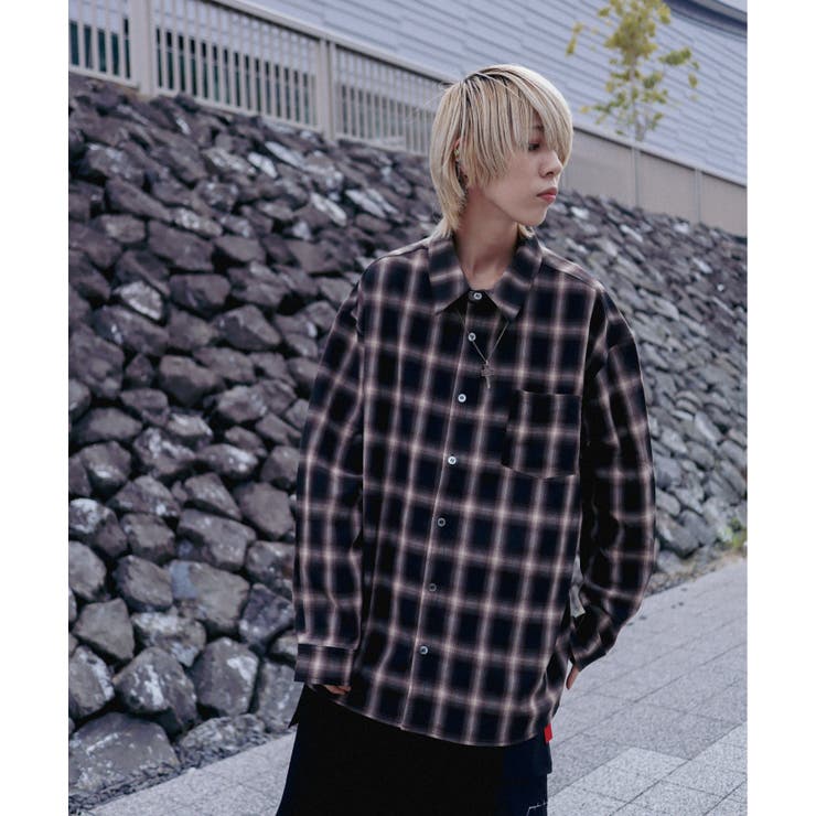 BEIGE】AFYFOMBRE CHECK LS[品番：RVSM0002613]｜rovtski（ロフト