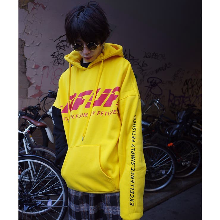 AFYF 裏起毛 PARKA DH/オーバーサイズ スウェット パーカー