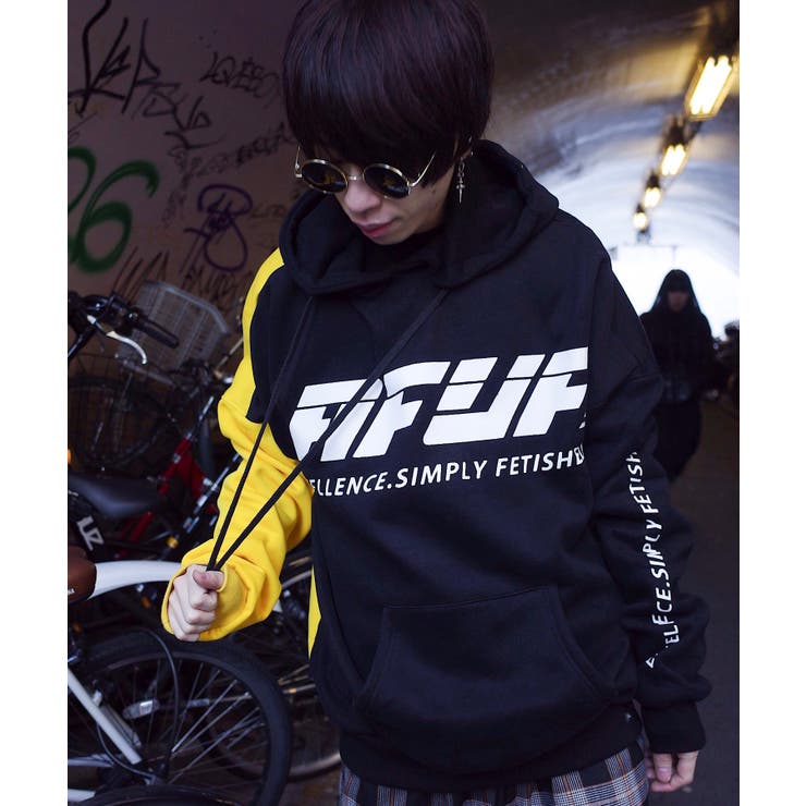 AFYF 裏起毛 PARKA DH/オーバーサイズ スウェット パーカー