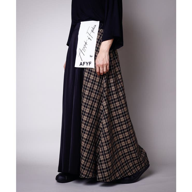 BLACK】AFYF LONG SKIRT/ロングスカート[品番：RVSM0002479]｜rovtski